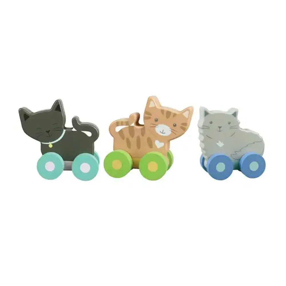 Orange Tree Toys Kitty Push Toys Set Of 3 Pets
